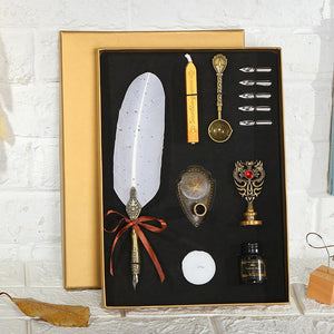 Feather Quill Gift Box Set
