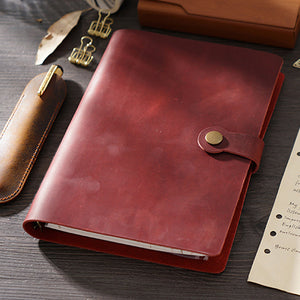 Vintage Loose-leaf Leather Notebook