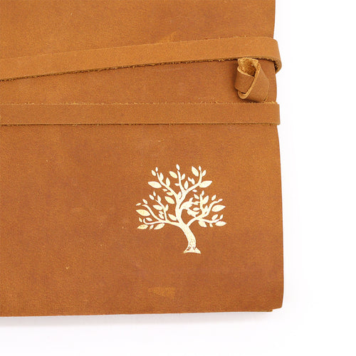 Golden Tree Leather Sketchbook